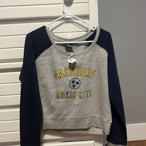 Nashville cropped crew neck